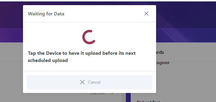 Device claim waiting